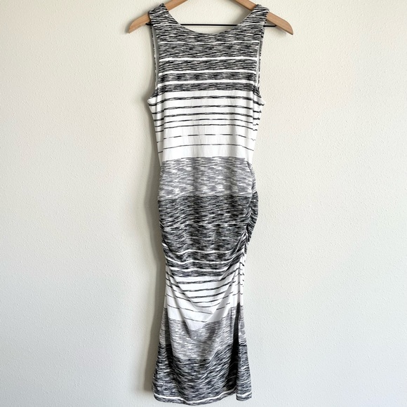 Athleta Comeback Striped Midi Dress Size Small - Picture 4 of 15